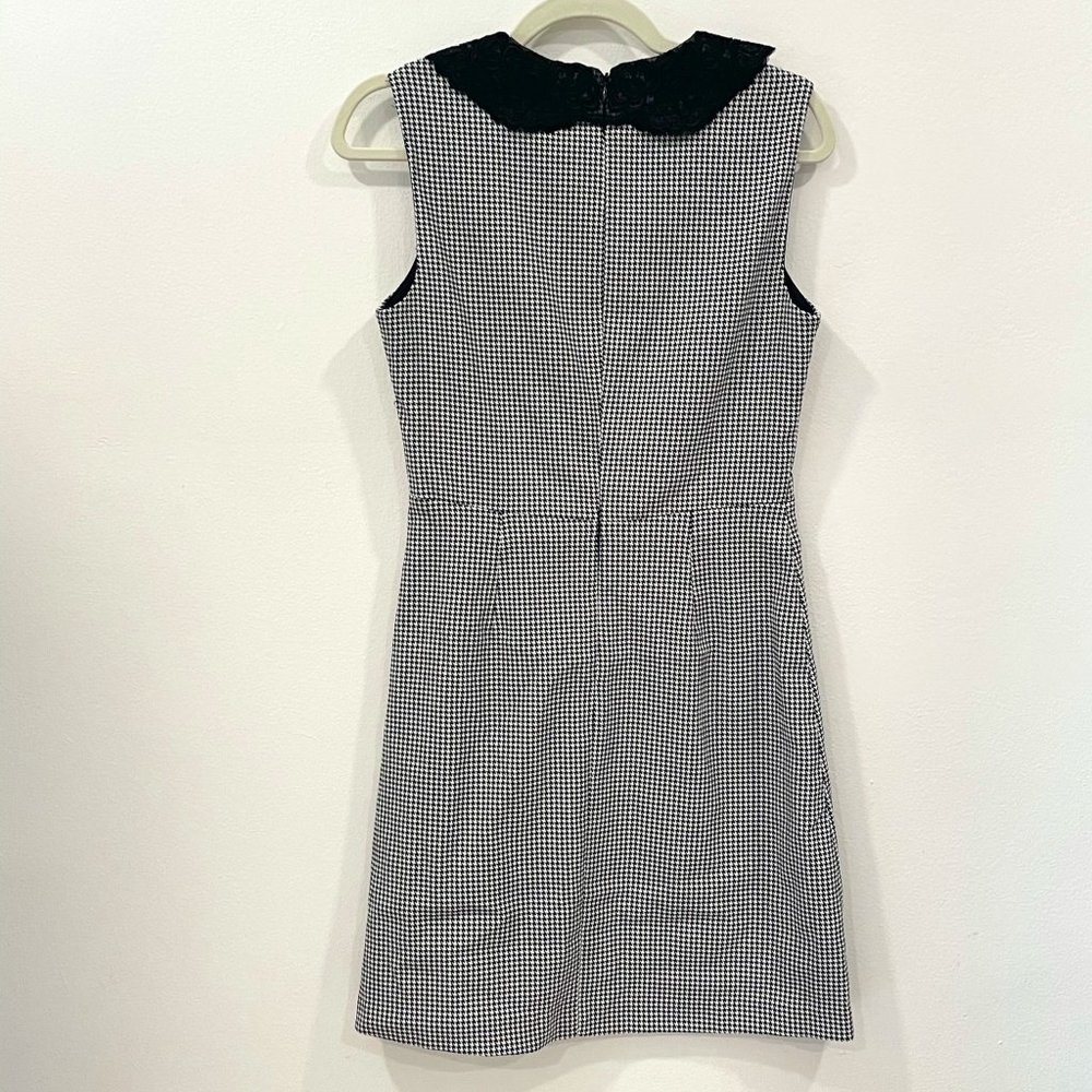 Betsey Johnson Peter Pan Collar Houndstooth Dress